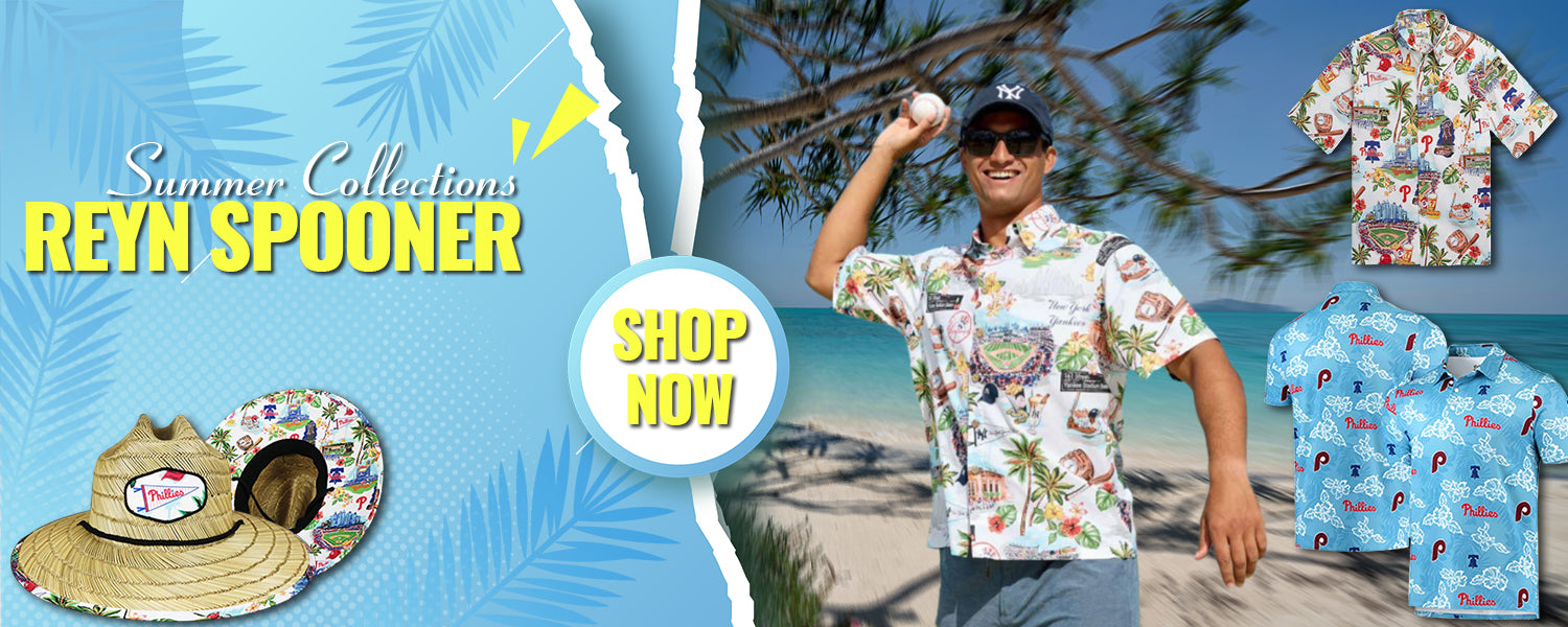 The banner for the Reyn Spooner Collection | Authentic Hawaiian Vacation | Vintage Hawaiian Polos