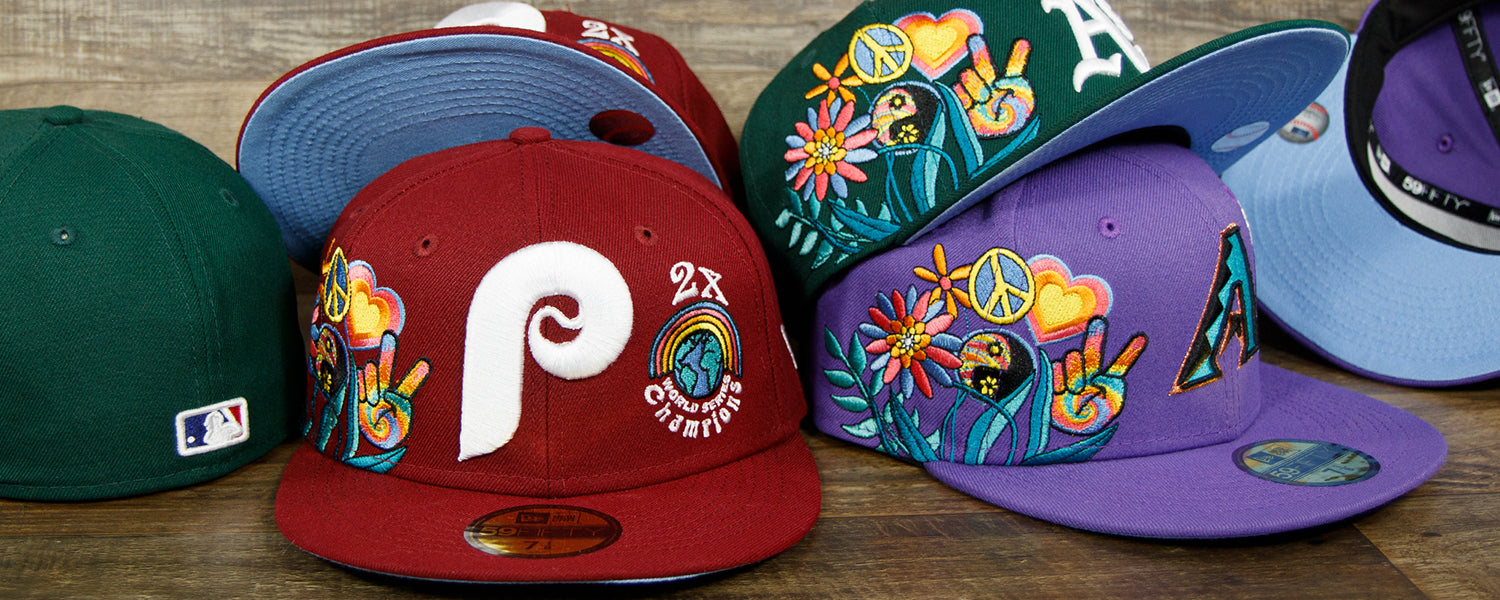 New Era "Groovy" Pack 59Fifty Fitted Cap | Custom New Era Side Patch