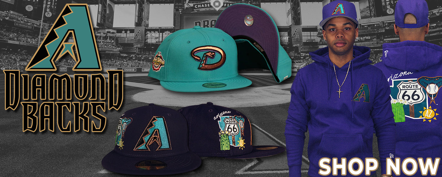 Arizona Diamondbacks New Era All Purple/Green Bottom With Arizona Side Logo  59FIFTY Fitted Hat