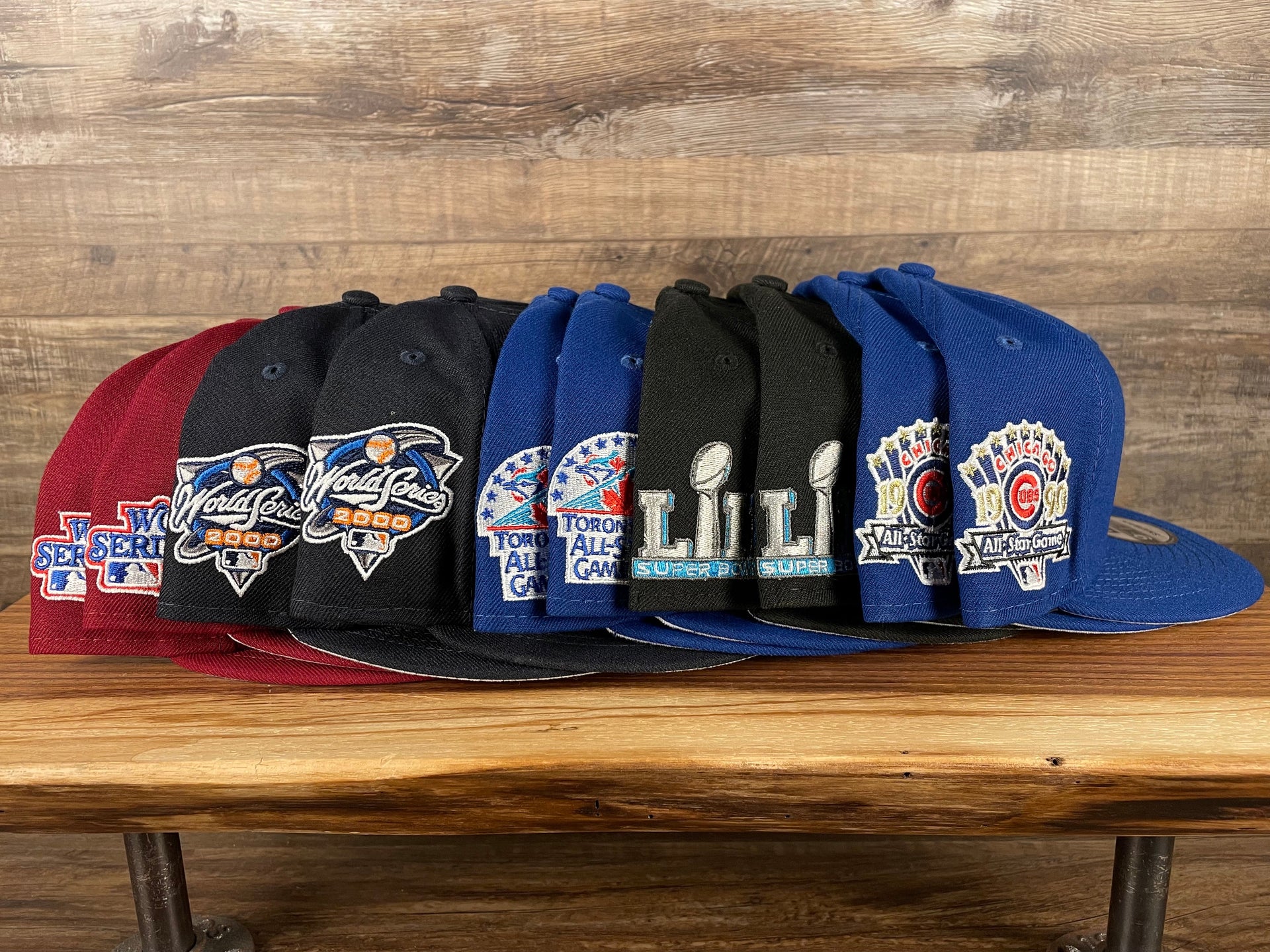 Patch Up Grey Bottom Side Patch Fitteds & Snapbacks Collection