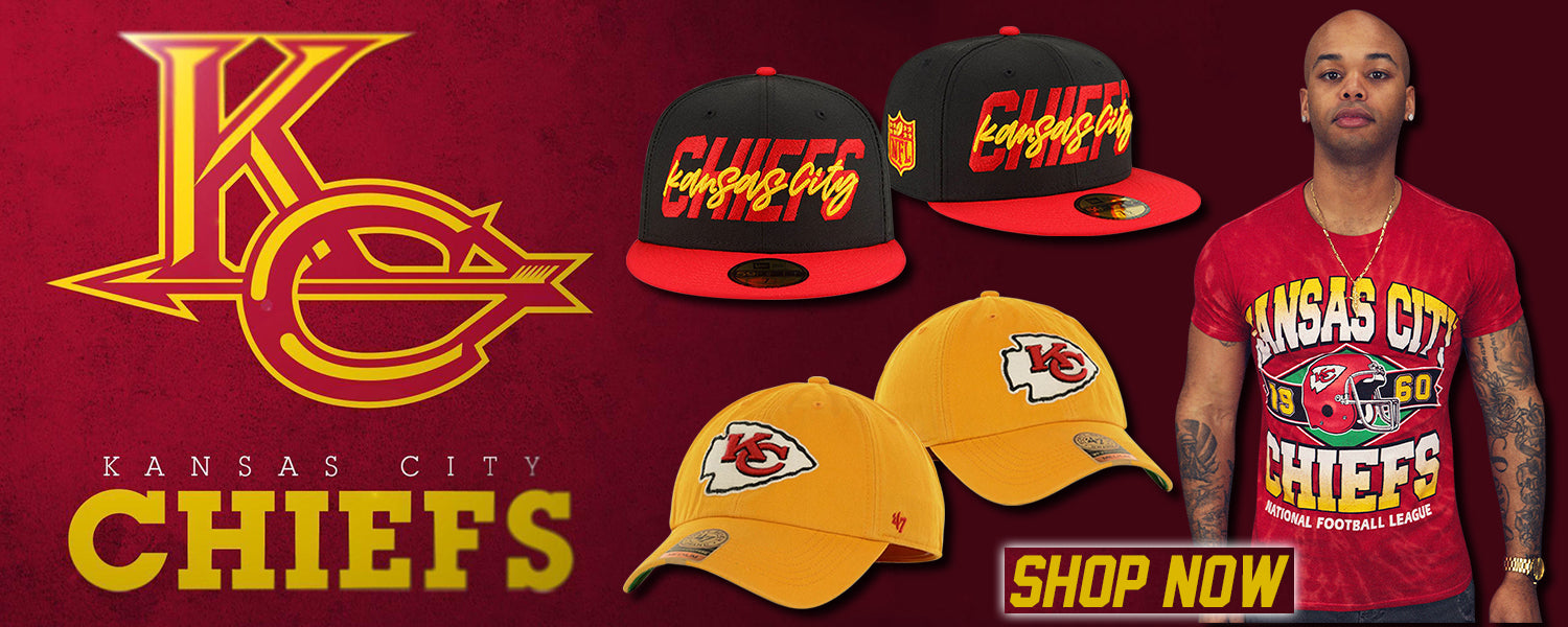 KC Chiefs Kansas City NFL new Era 39THIRTY Black Flex Fit Hat Cap Medium  large – ASA College: Florida