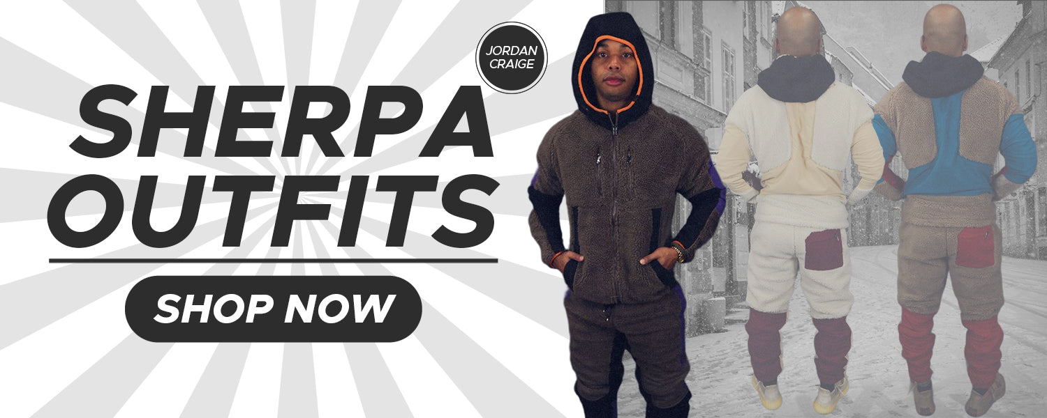 Sherpa Two Piece Set | Matches Sneakers | Sherpa Tech Pullover Jackets