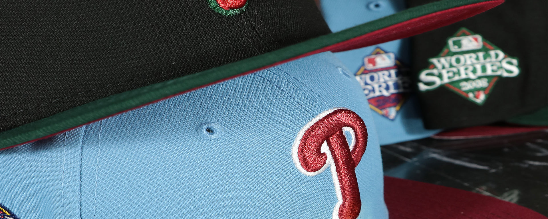 2008 World Series Custom 59Fifty Side Patch Fitted Cap Pack