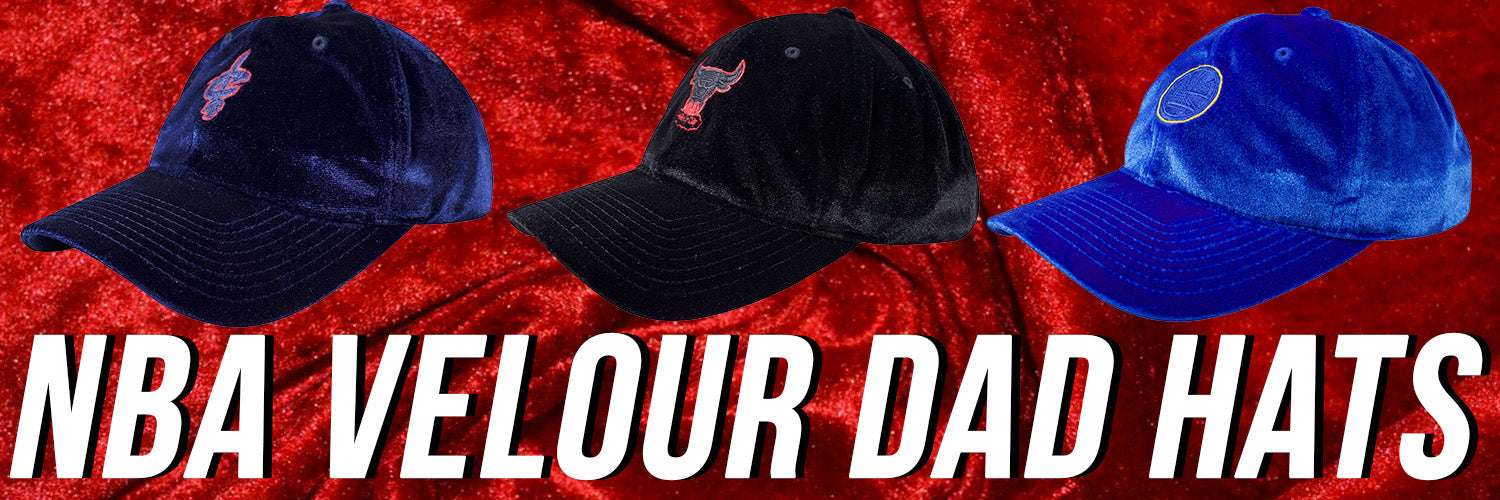 NBA Velour Dad Hats | Basketball Velour Ball Caps