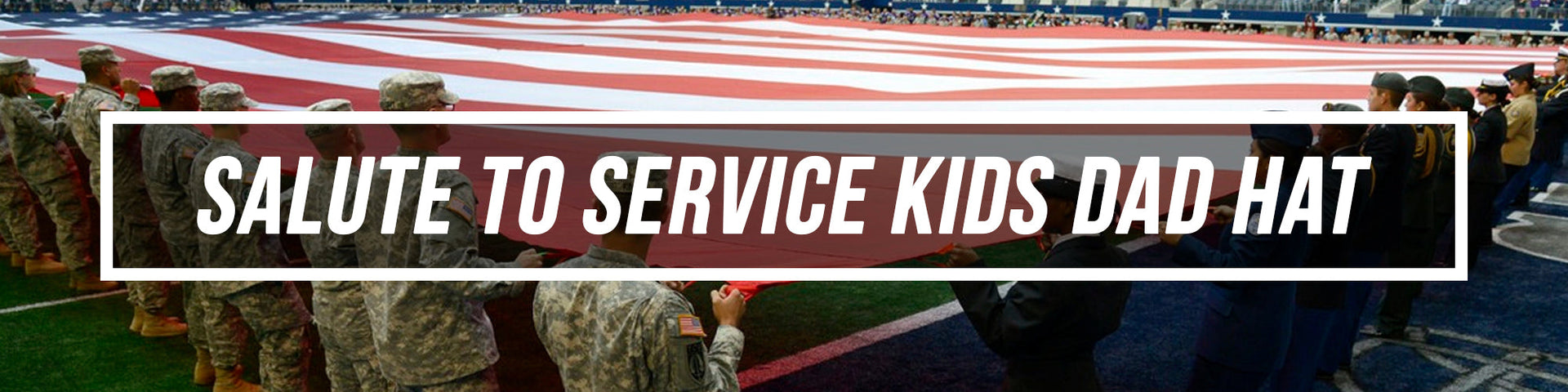 Salute To Service Kid's Dad Hat | Youth Salute To Service Ball Cap