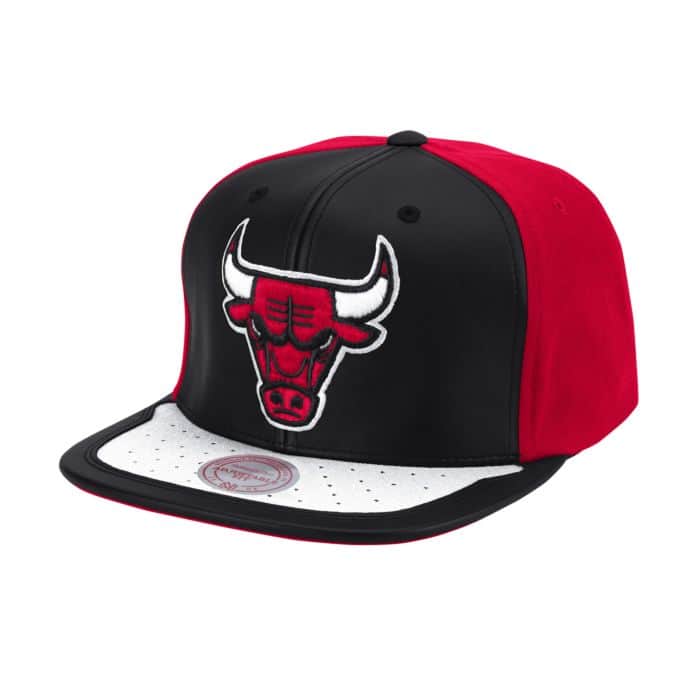 Chicago Bulls Day One Sneaker Hookup Red bottom Two-Tone | Black/Red/White Snapback Hat