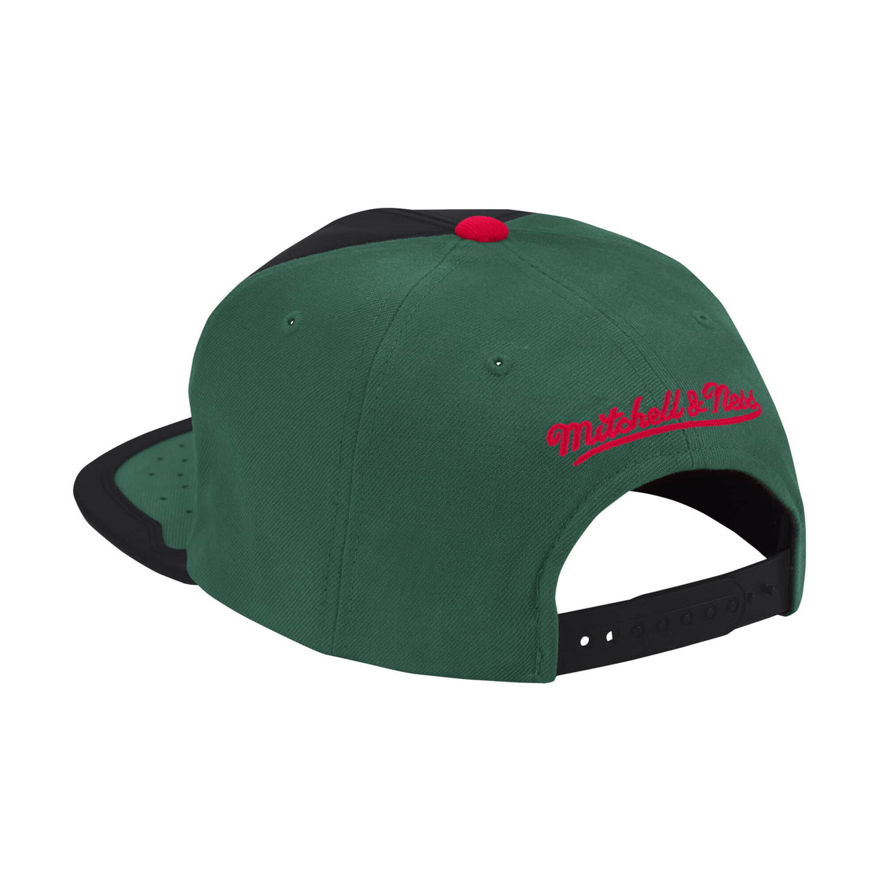 Chicago Bulls Day One Sneaker Hookup Red bottom Two-Tone | Black/Green Snapback Hat