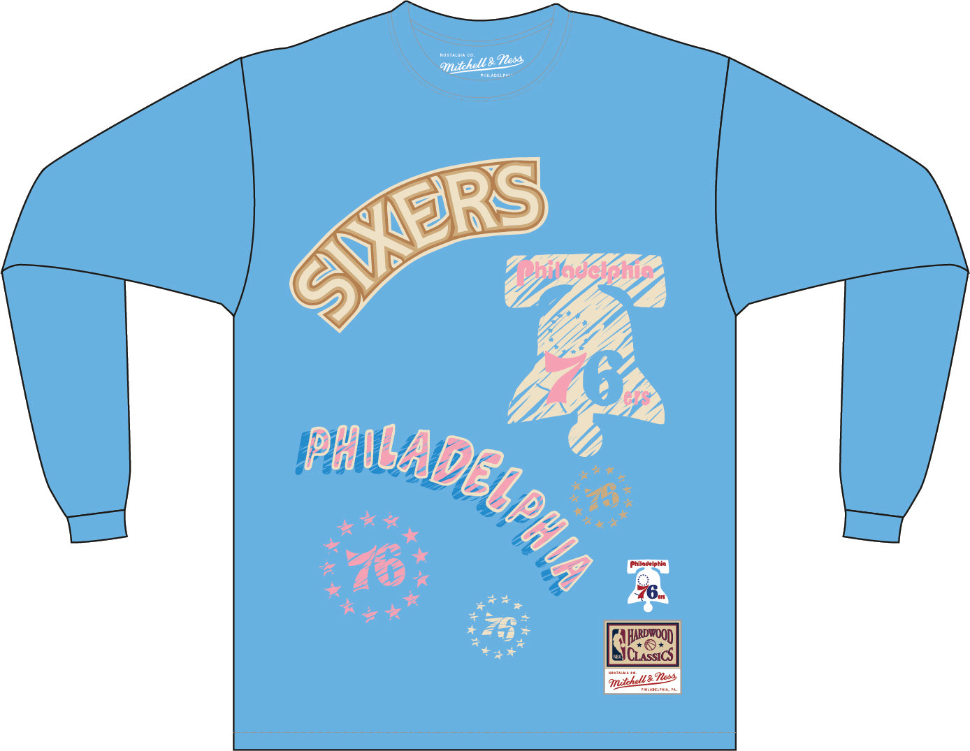 Mitchell & Ness Sidewalk Sketch Tee Phoenix Suns