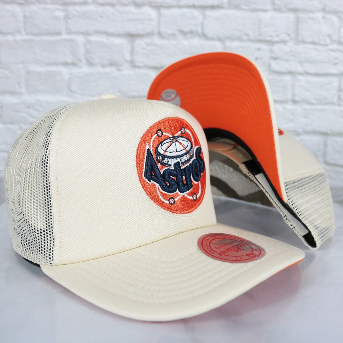 Houston Astros Mitchell & Ness Cooperstown Evergreen Pro Snapback - White