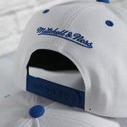 royal snap ont he Brooklyn Dodgers Cooperstown "Brooklyn" Jersey Script 1932 Dodgers logo side patch Evergreen Pro | White/Royal Snapback Hat