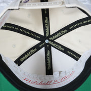 mitchell and ness taping on the Phoenix Suns Hardwood Classics Reframe Retro Green bottom | Off-White Snapback Hat