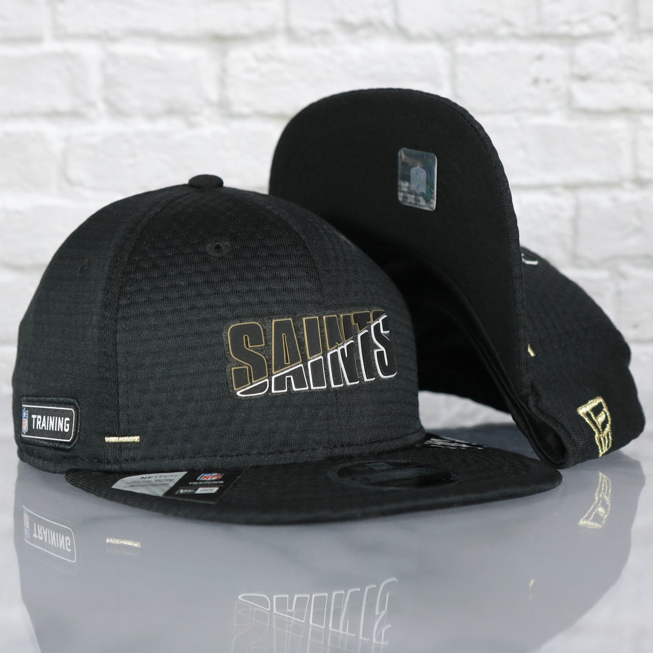 New Orleans Saints 2020 Draft Logo Outline | Black Snapback Hat