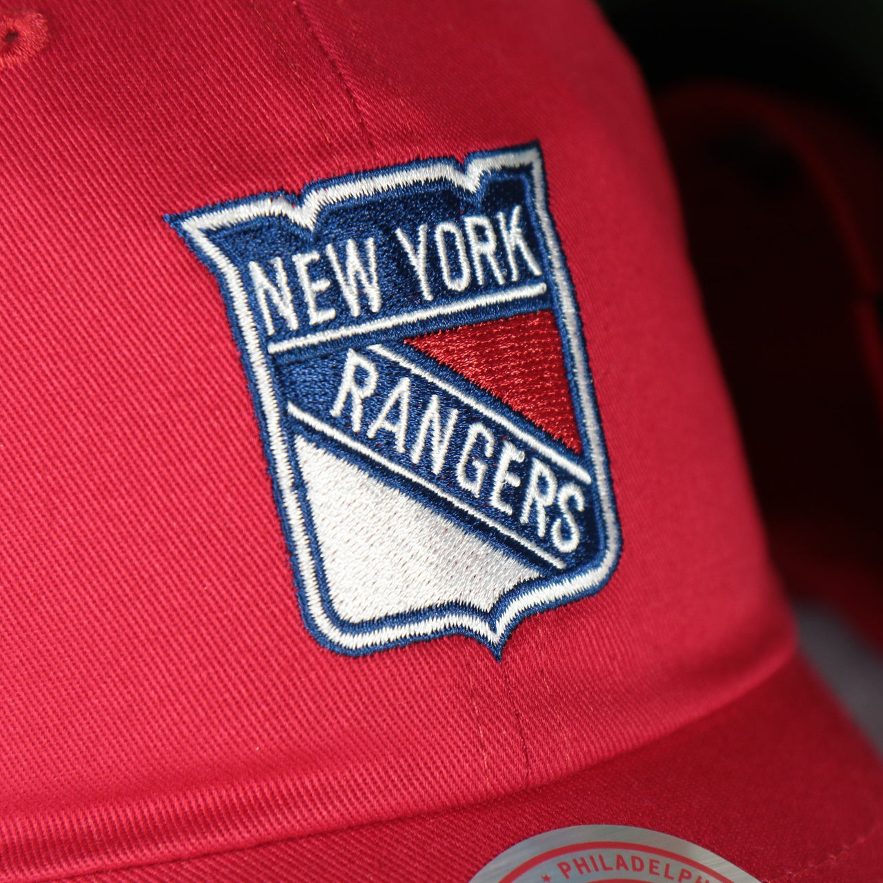 New York Rangers NHL Team Ground 2.0 Green bottom | Red Dad Hat