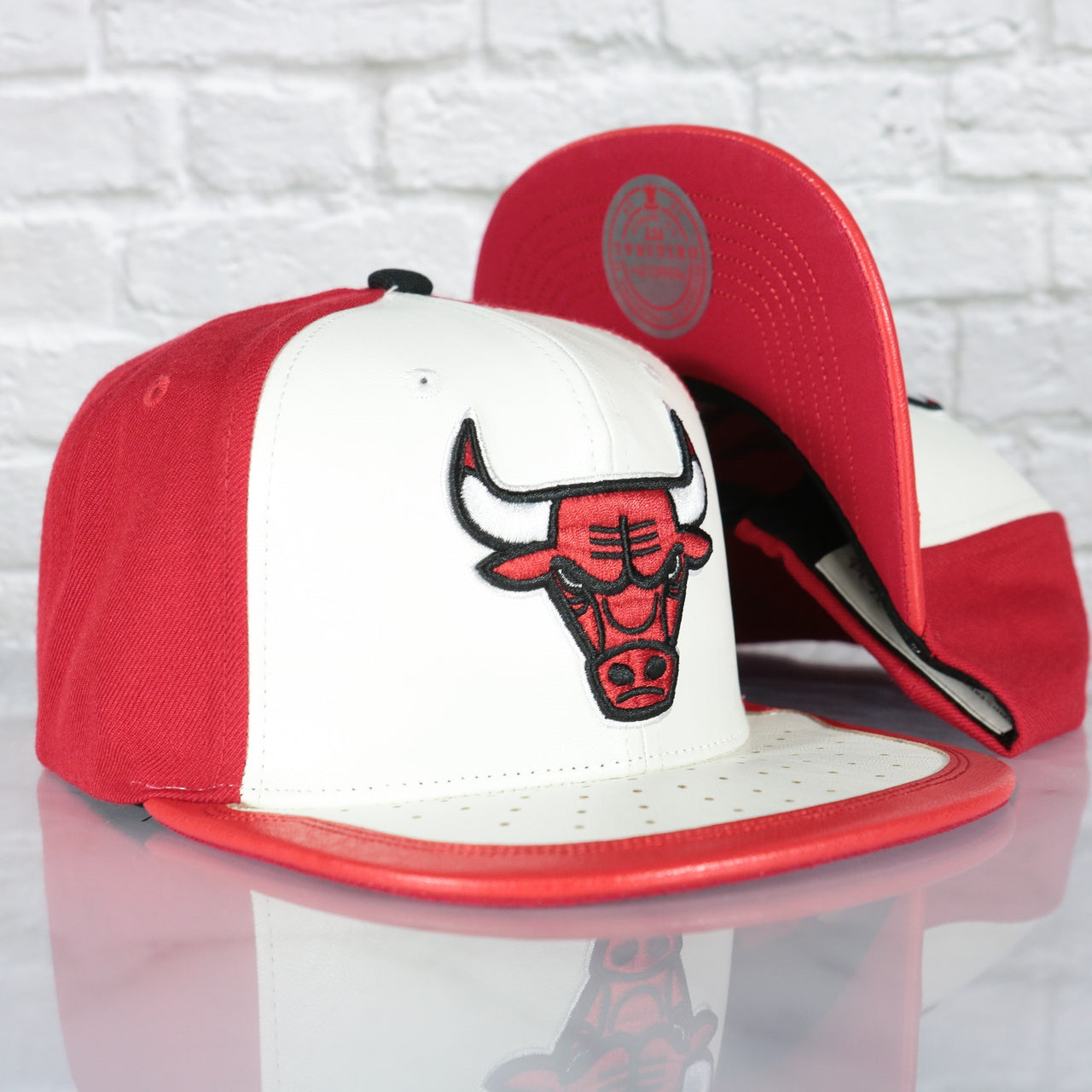 Chicago Bulls Day One Sneaker Hookup Red bottom Two-Tone | White/Red Snapback Hat