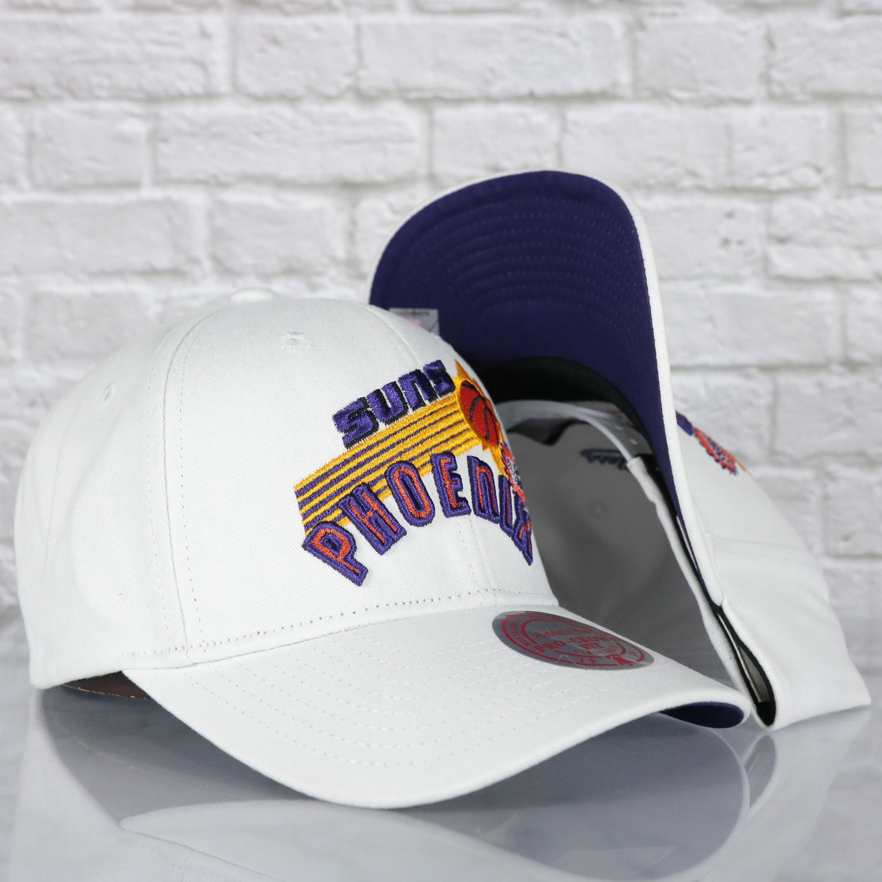 Phoenix Suns NBA Hardwood Classics All in Pro Purple Bottom | White Snapback Hat