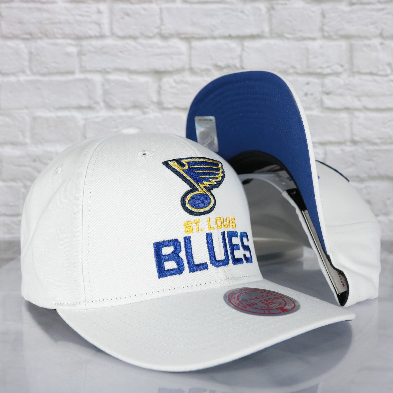St. Louis Blues NHL All in Pro Blue Bottom | White Snapback Hat