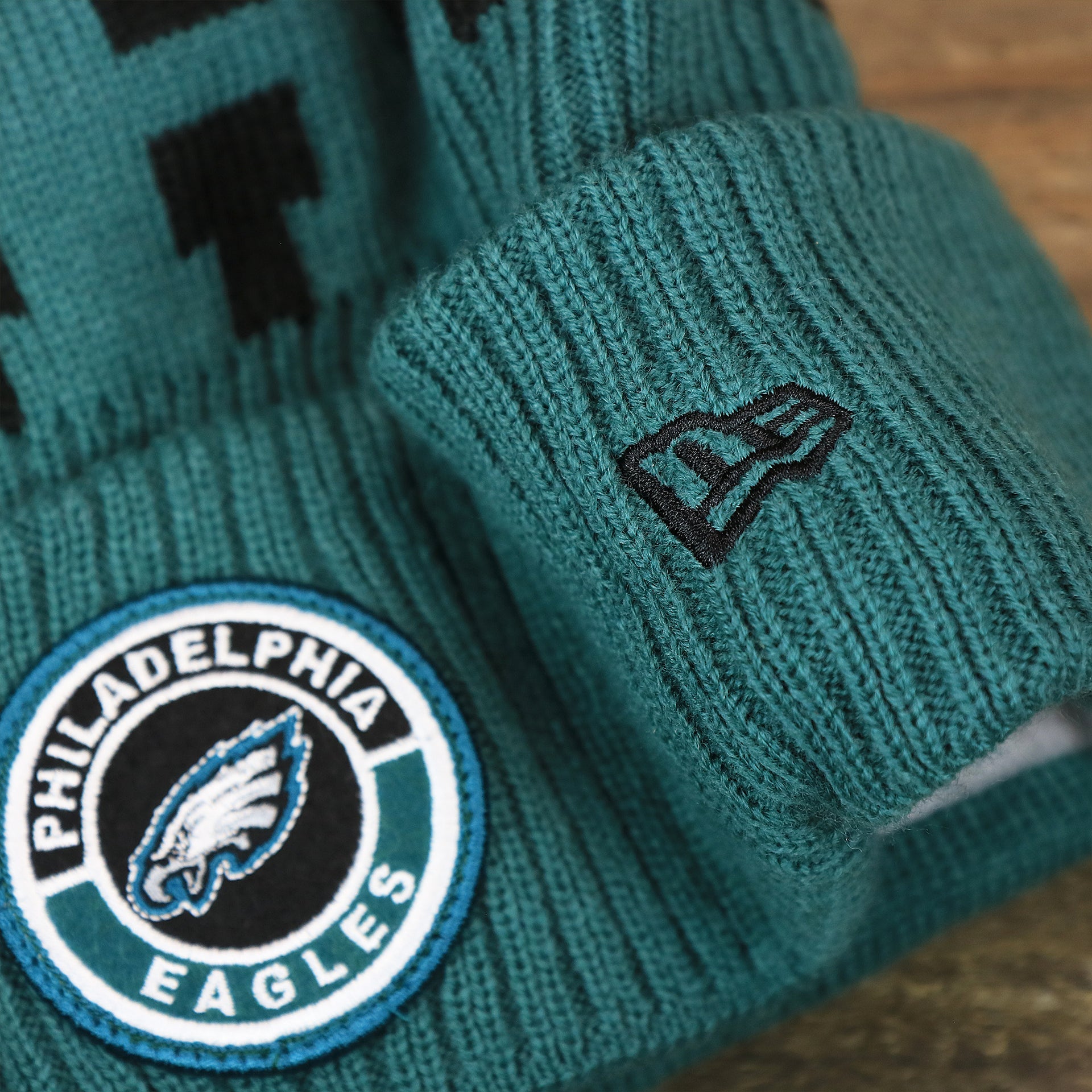 2020 OnField Sideline Eagles Beanie | Philadelphia Eagles Green Beanie | Knit Winter Hat