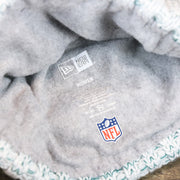 The Lining on the Women’s Philadelphia Eagles On Field Cuffed Winter Beanie | White And Teal Winter Beanie