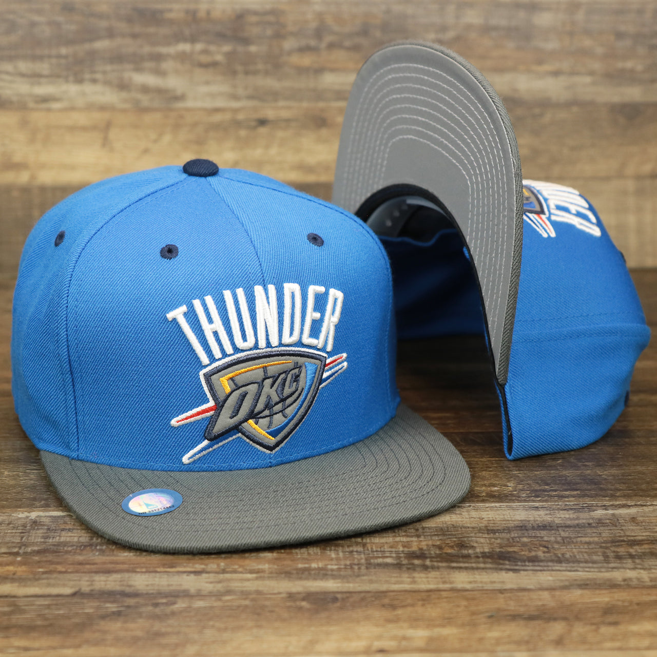 The Thunder Snapback Hat | Oklahoma City Thunder Reflective 2-Tone Snap Cap
