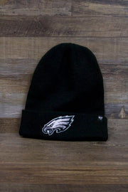 Black Eagles beanie | Philadelphia Eagles basic black skully | Basic Philadelphia Eagles winter knit beanie