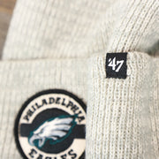 The 47 Tag on the Philadelphia Eagles Patch Cuffed Winter Beanie | Heather Gray Winter Beanie