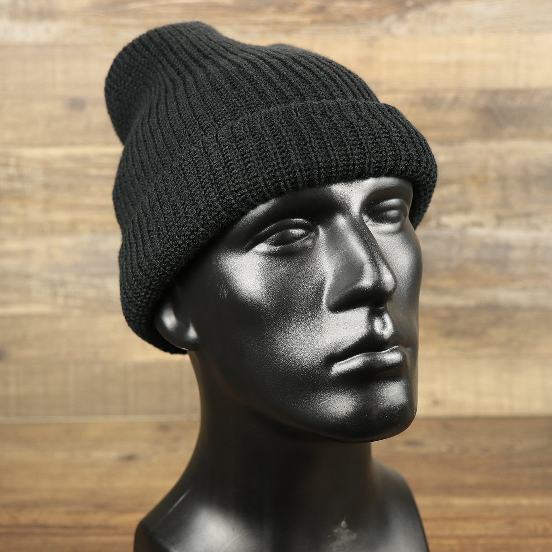 The Black Snug Fit Three Hole Balaclava | Black Knit Ski Mask