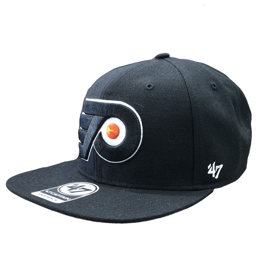 Philadelphia Flyers Eastern Conference Patch Black Snapback Hat