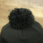 The Pom Pom on the Philadelphia Eagles Super Bowl LII Champions Winter Beanie | Black Winter Beanie