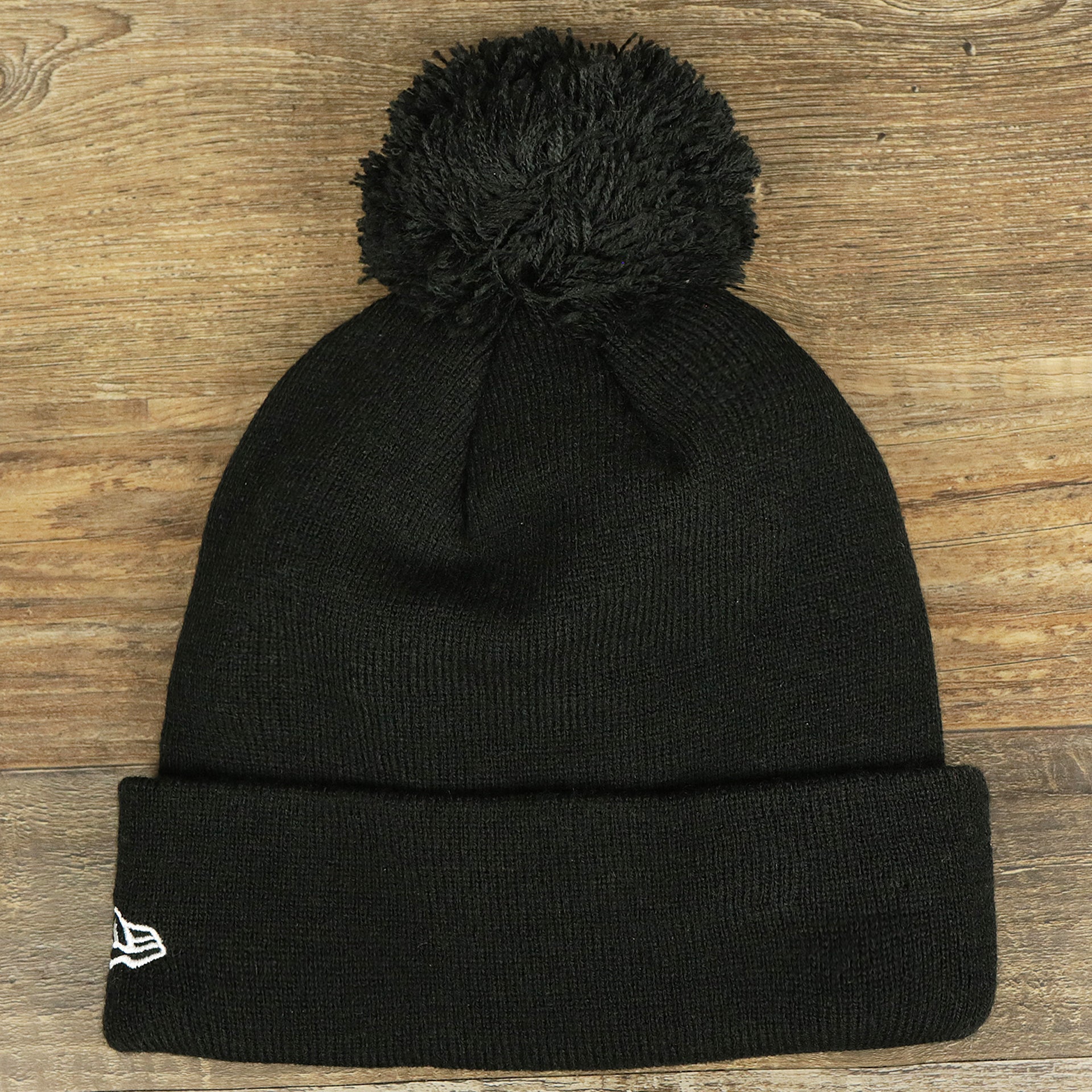 The backside of the Philadelphia Eagles Super Bowl LII Champions Winter Beanie | Black Winter Beanie