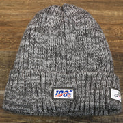 The backside of the Philadelphia Eagles On Field Crucial Catch Patch NFL Winter Beanie | Graphite Winter Beanie