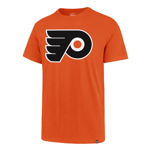 Flyers T-Shirt | Philadelphia Flyers Orange Short Sleeve | Flyers Orange Shirt front shot