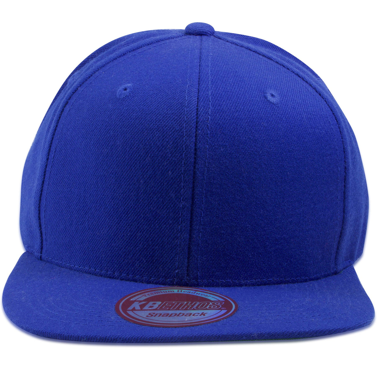 Royal Blue Wool Blend Adjustable Snapback Hat