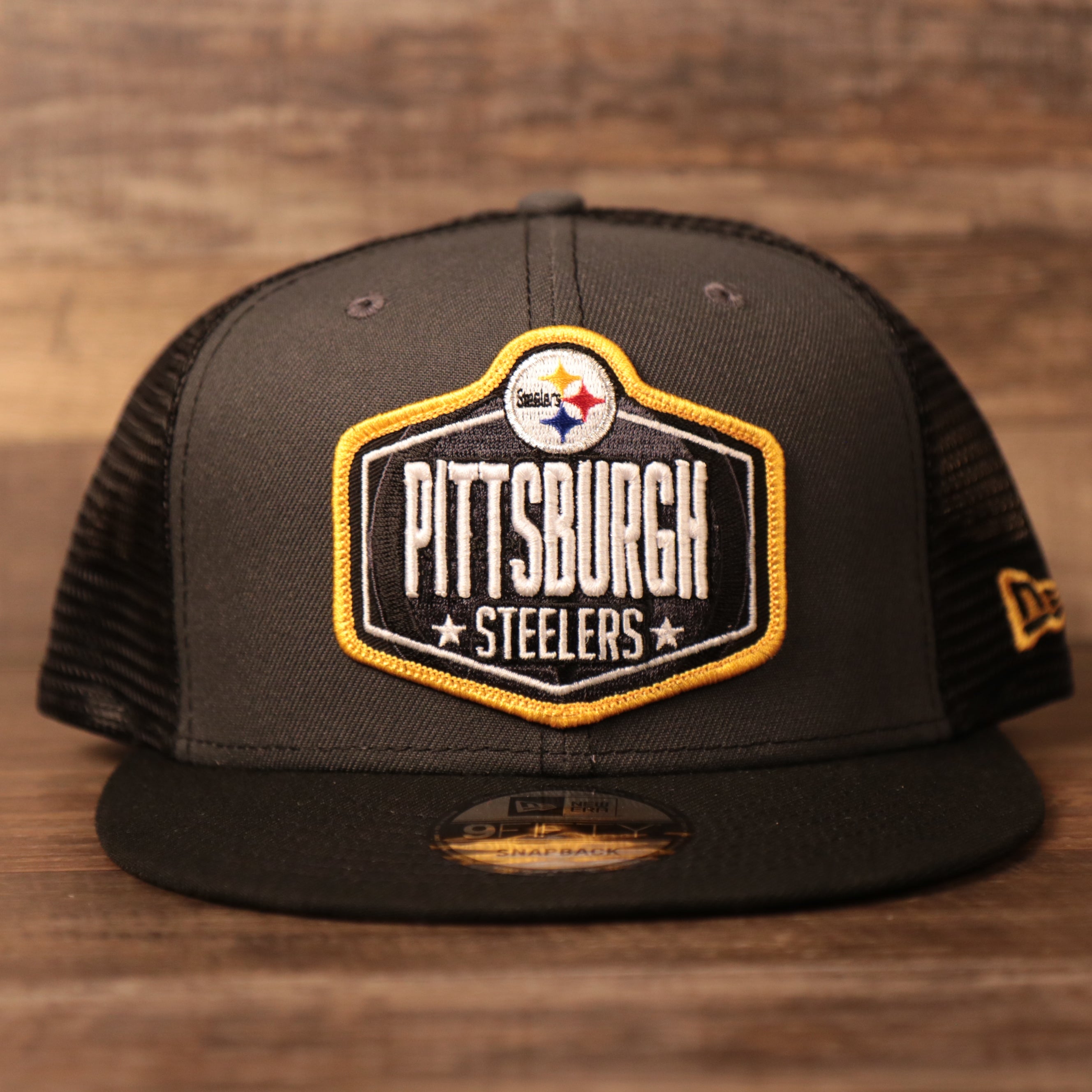 New Era Pittsburgh Steelers 2022 Nfl Draft 9Fifty Black Snapback