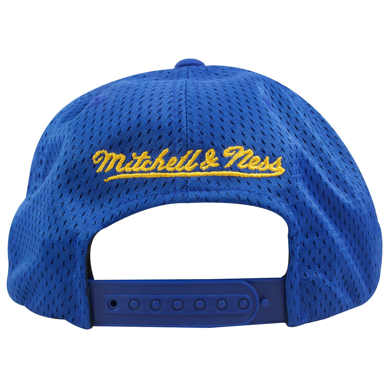 Golden State Warriors Royal Blue Mesh Mitchell and Ness Snapback Hat