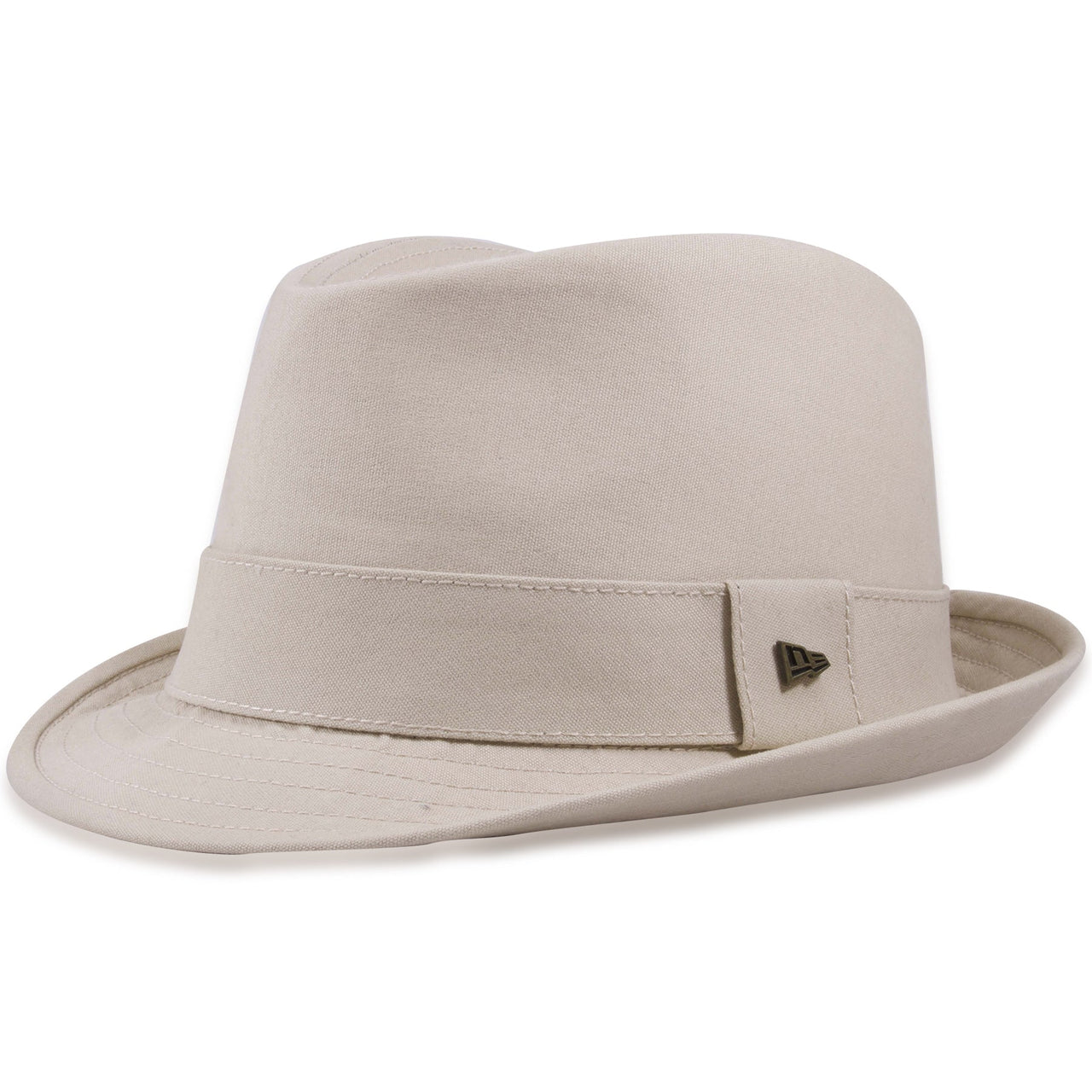 New Era Canvas Cotton Khaki Fedora