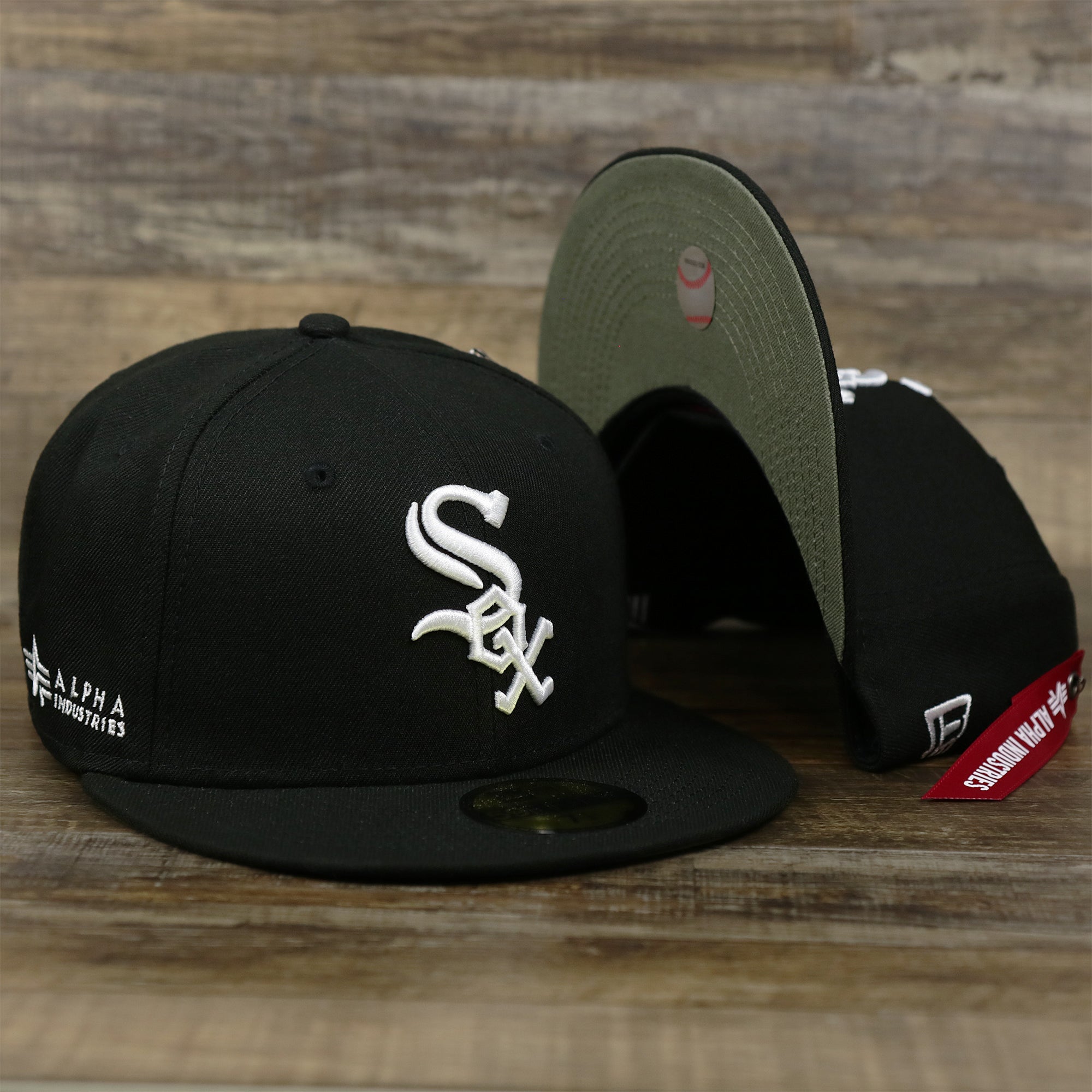 Chicago White Sox Green Hat God 5 97beancaps Batterman Side Patch Gray UV  59FIFTY Fitted Hat