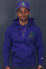 Arizona Diamondbacks "City Cluster" 59Fifty Fitted Matching Purple Pullover Hoodie