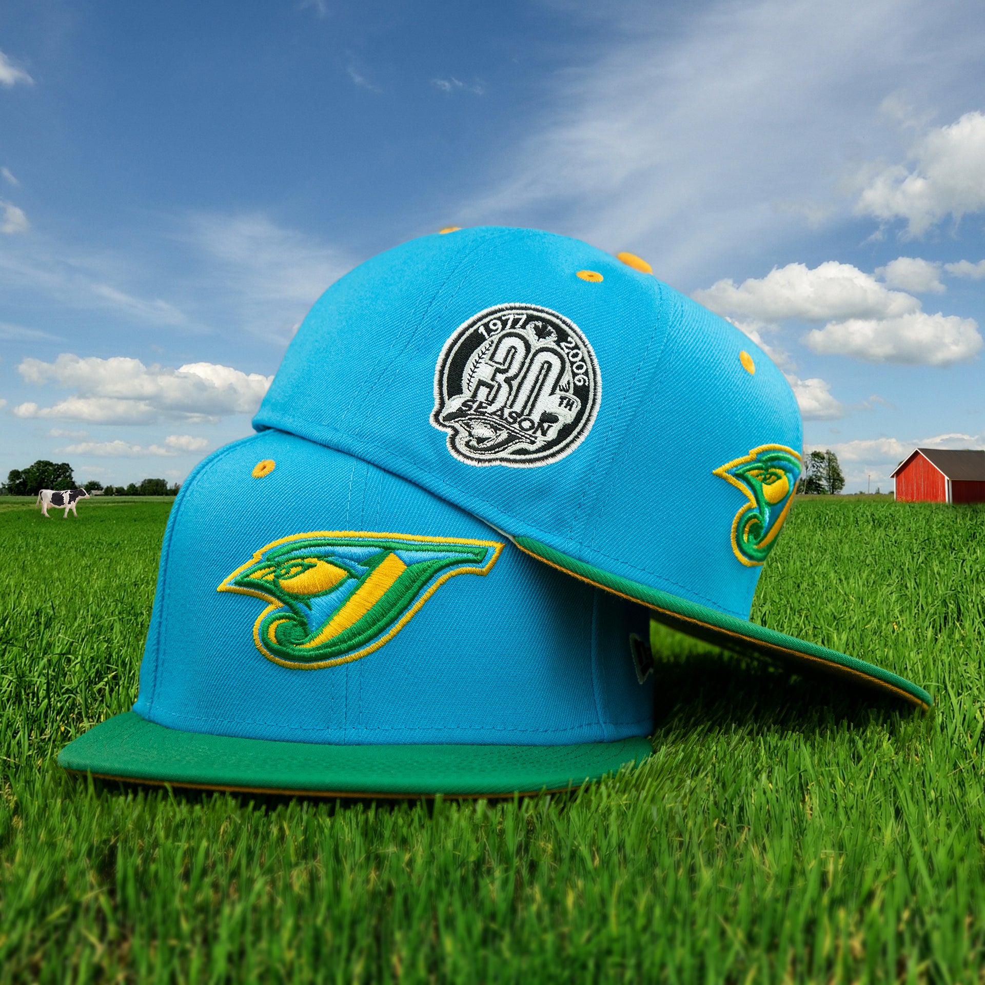 Toronto Blue Jays Cooperstown "Ice Cream Pack" 30th Season Side Patch 59Fifty Fitted Cap | Cap Swag Exclusive