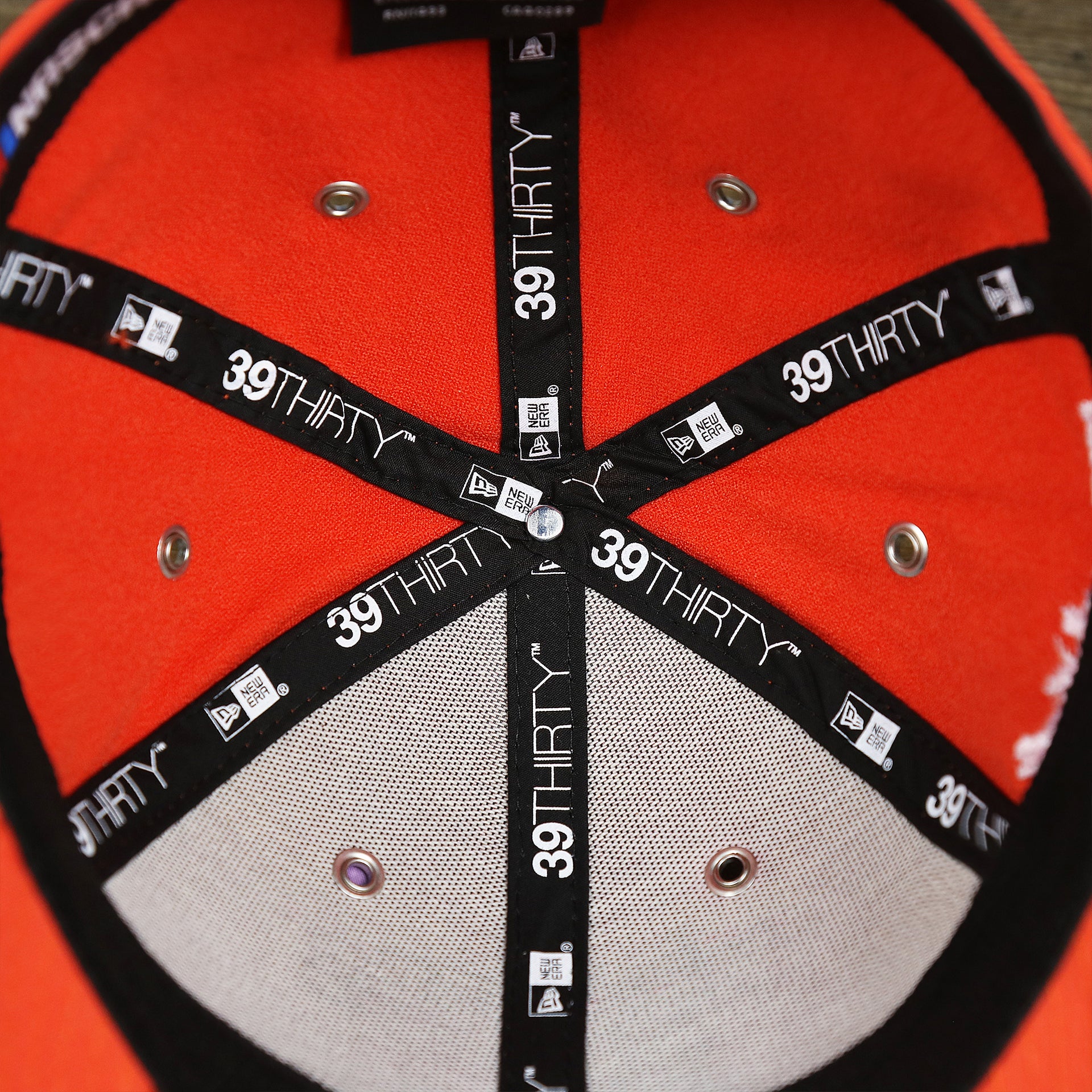 The inside of the Nascar Chase Elliot Number 9 Hendrick Motorsport Hooters Logo 39Thirty FlexFit Cap | Orange 39Thirty Cap
