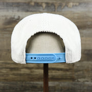 The backside of the Cooperstown Philadelphia Phillies Corduroy Snapback Hat | White Corduroy Snap Cap