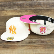 The Top and Bottom of the Cooperstown New York Yankees Coffee Shop 1952 All Star Game Liberty Bell Side Patch 59Fifty Fitted Cap | Donut Pack Off White 59Fifty