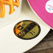 The 59Fifty Sticker on the Cooperstown New York Yankees Coffee Shop 1952 All Star Game Liberty Bell Side Patch 59Fifty Fitted Cap | Donut Pack Off White 59Fifty