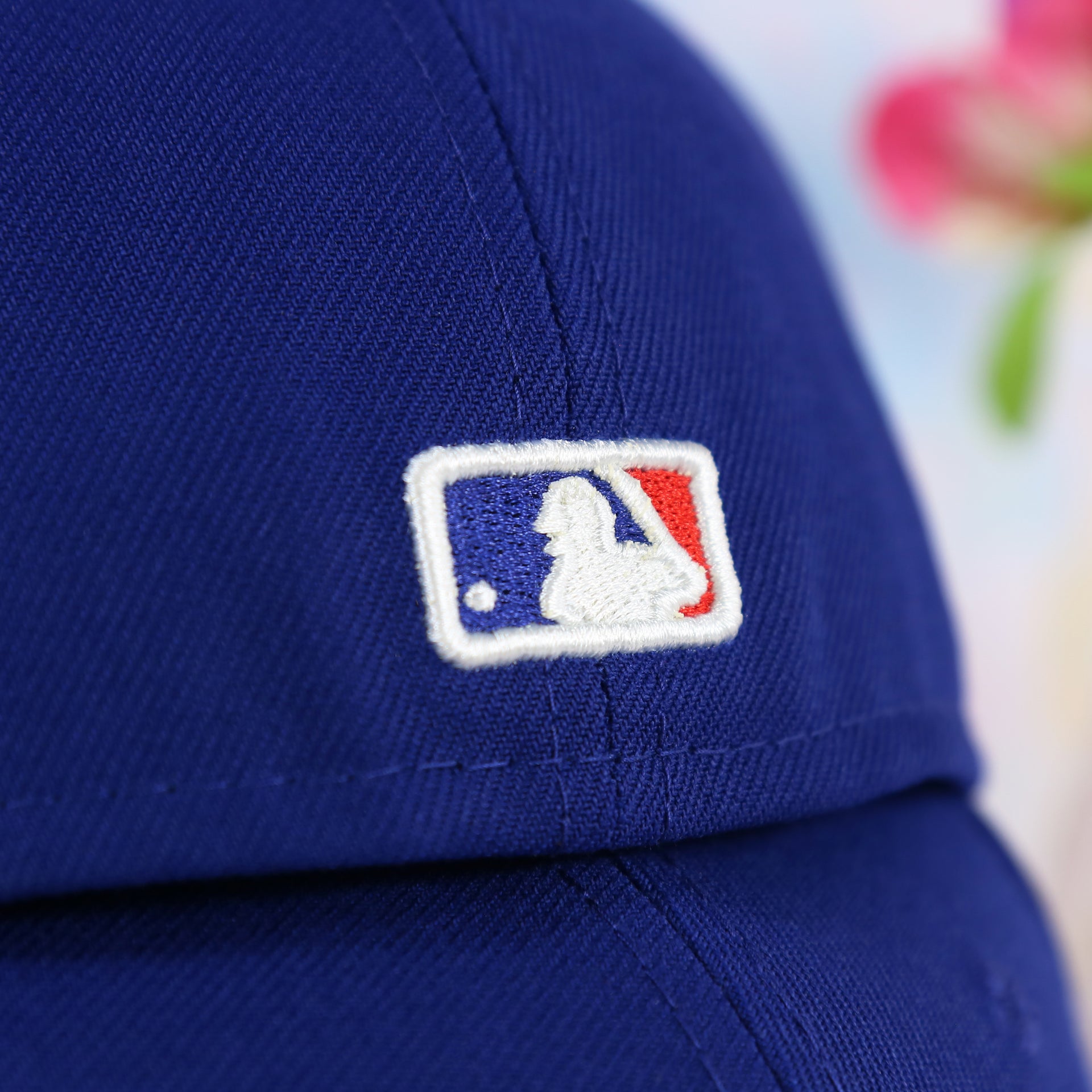 Los Angeles Dodgers Floral Print Undervisor Spring Embroidery 59Fifty Fitted Cap | Royal Blue 59Fifty Cap