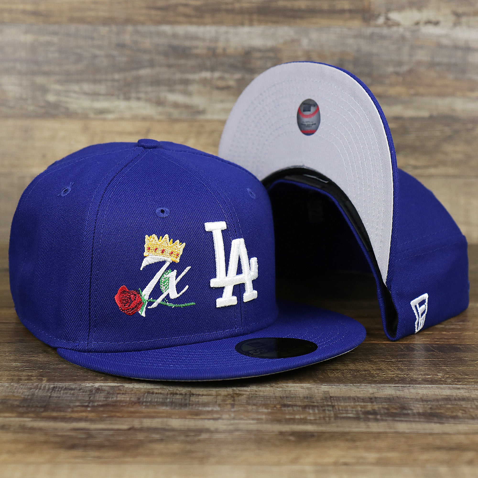 New Era Crown Champs 59FIFTY Los Angeles Dodgers Fitted Hat 7-3/4