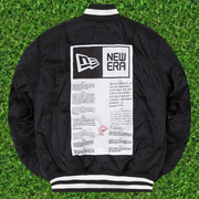 Reversible back of the Philadelphia Eagles Throwback Men’s Vintage Reversible Bomber Jacket | Alpha Industries x New Era