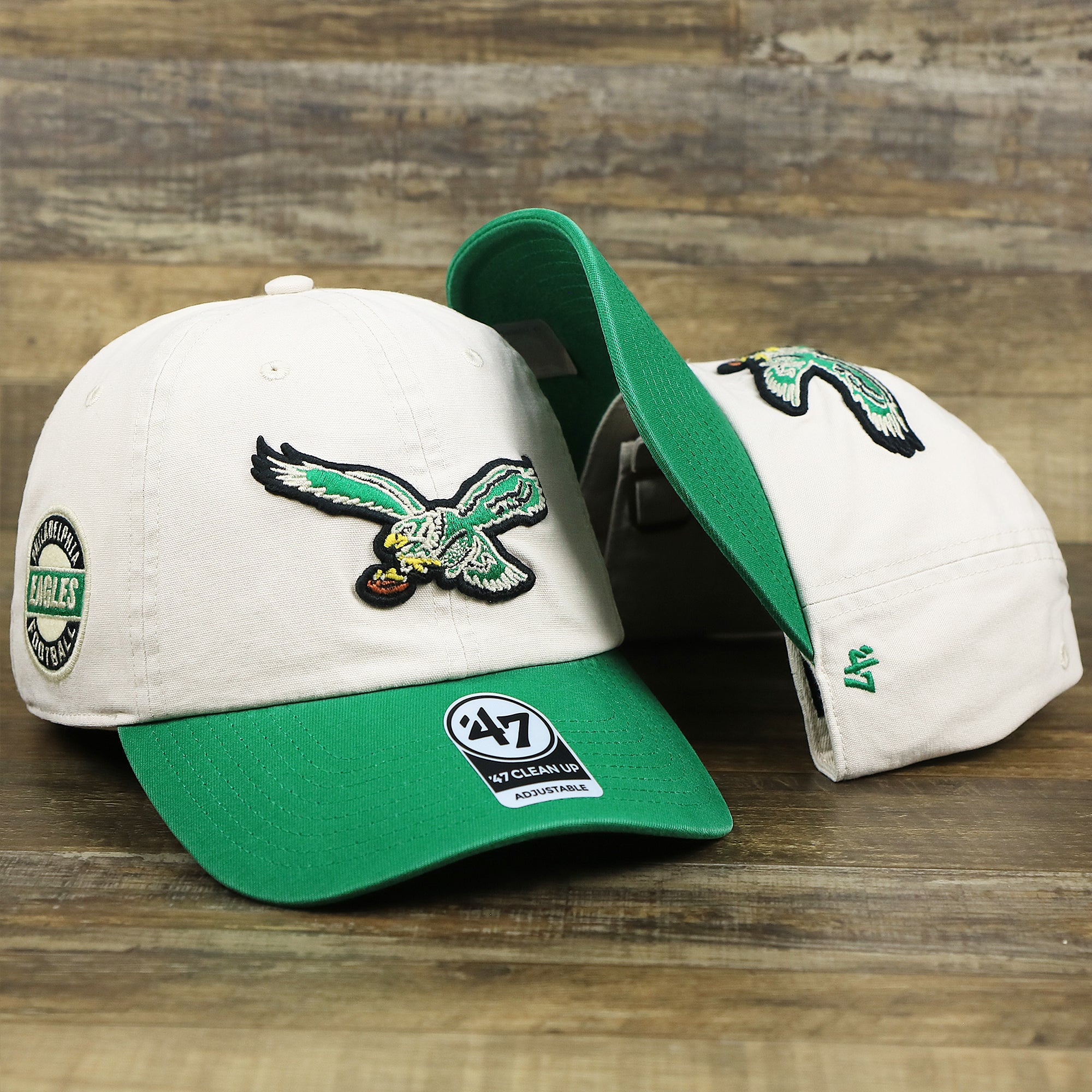 Men's Philadelphia Eagles '47 White Clean Up Legacy Adjustable Hat