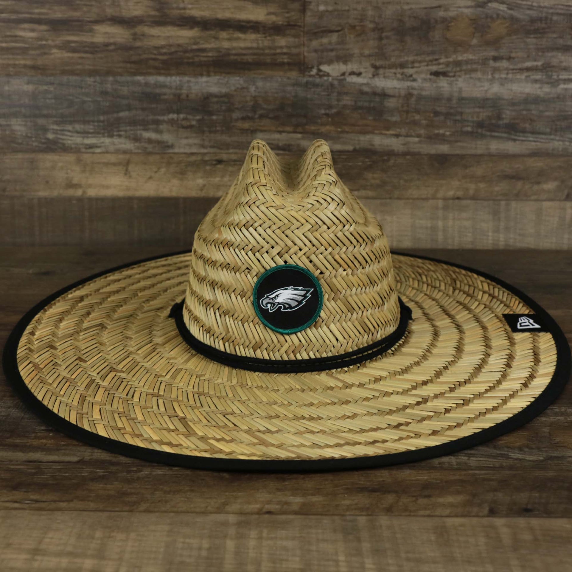 The Philadelphia Eagles On Field 2022 Summer Training Straw Hat | New Era OSFM