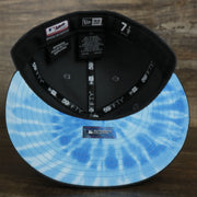 The underside of the Philadelphia Phillies 2022 Father's Day On-Field 59Fifty Fitted Cap | Gray