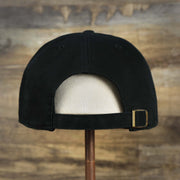 The backside of the Philadelphia Flyers Black Dad Hat | 47 Brand OSFM