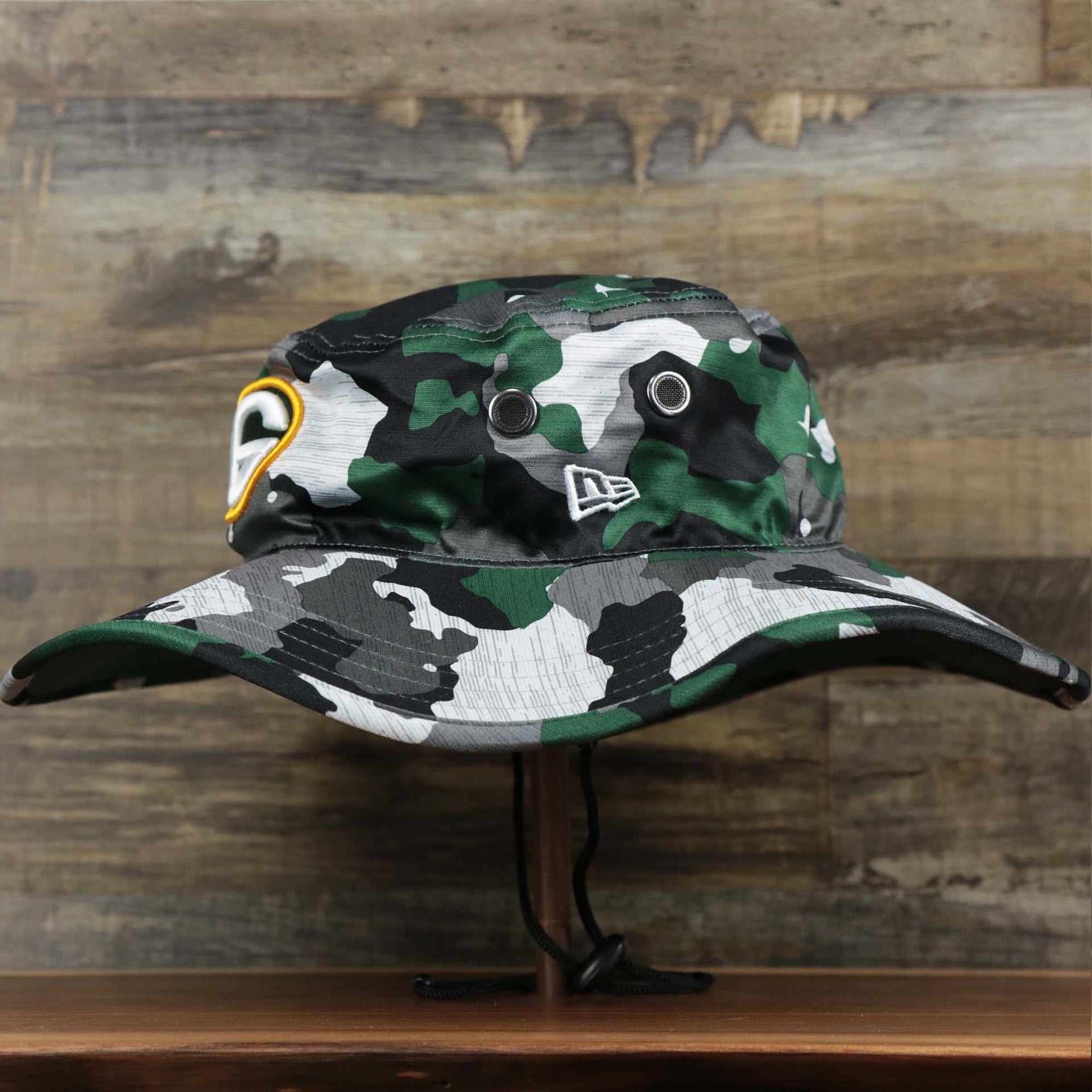 The wearer's left on the